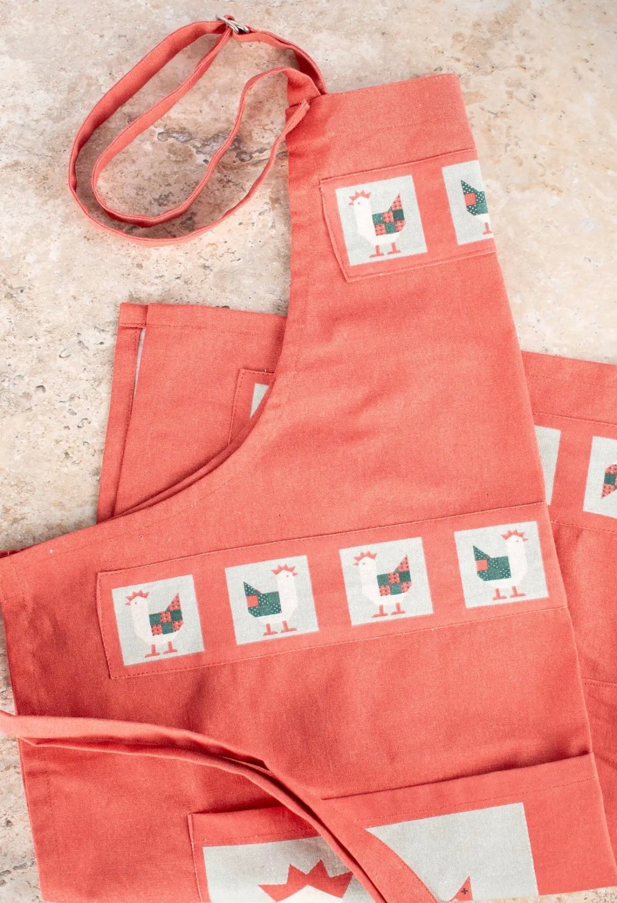 Patchwork Chicken Apron