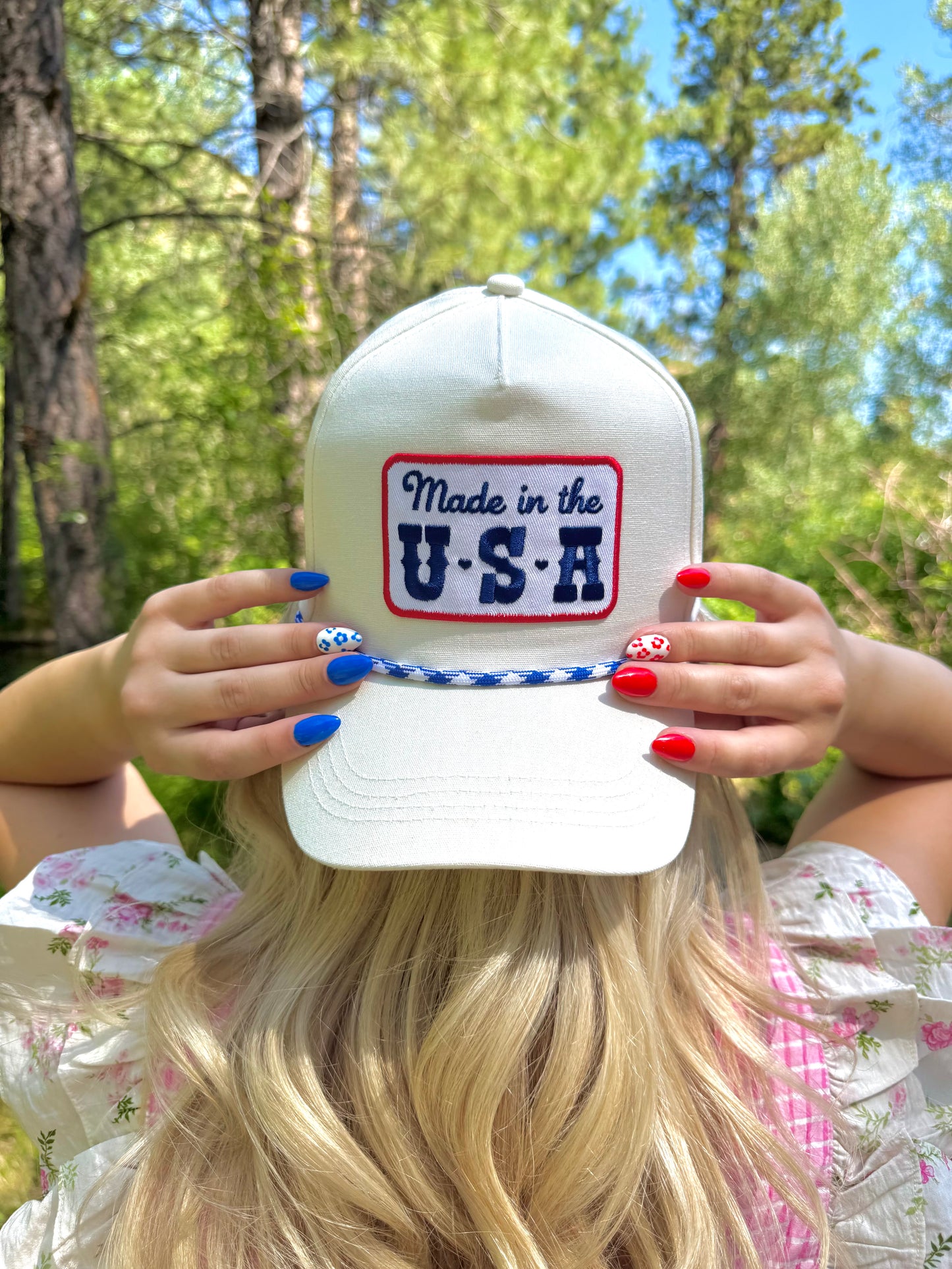 Made in the USA Embroidery Patch Trucker Hat