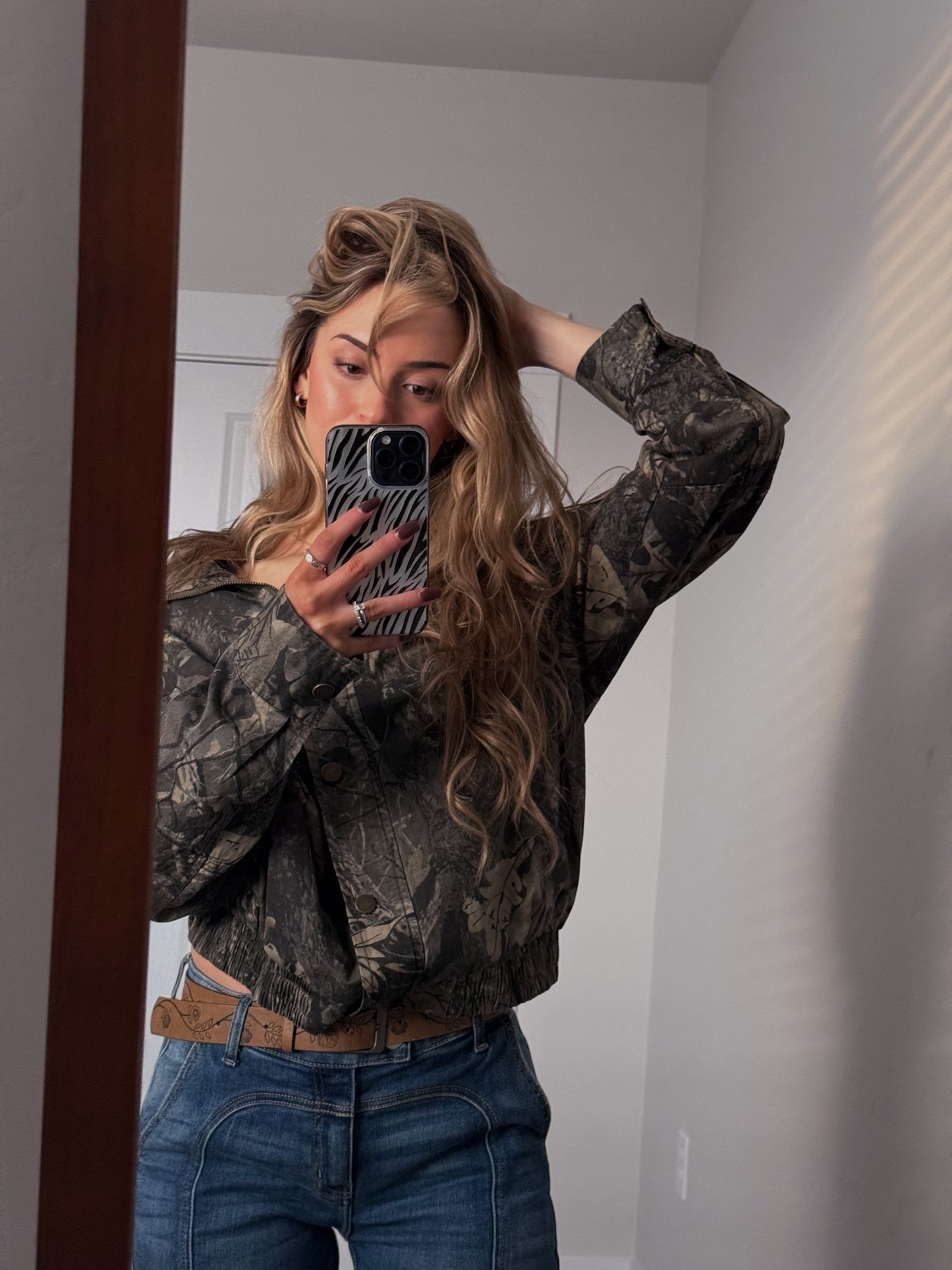 Tree Camo Washed
Oversized Bomber